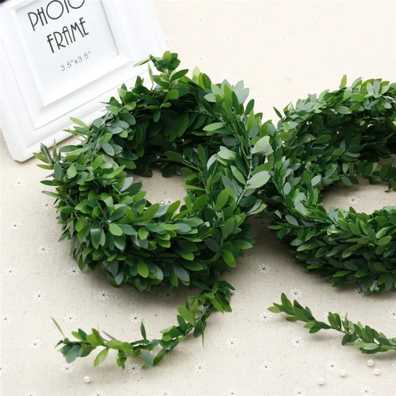 Wreath Form Wire - Nieuwe 1m Kunstzijde Krans Groene Bladeren
