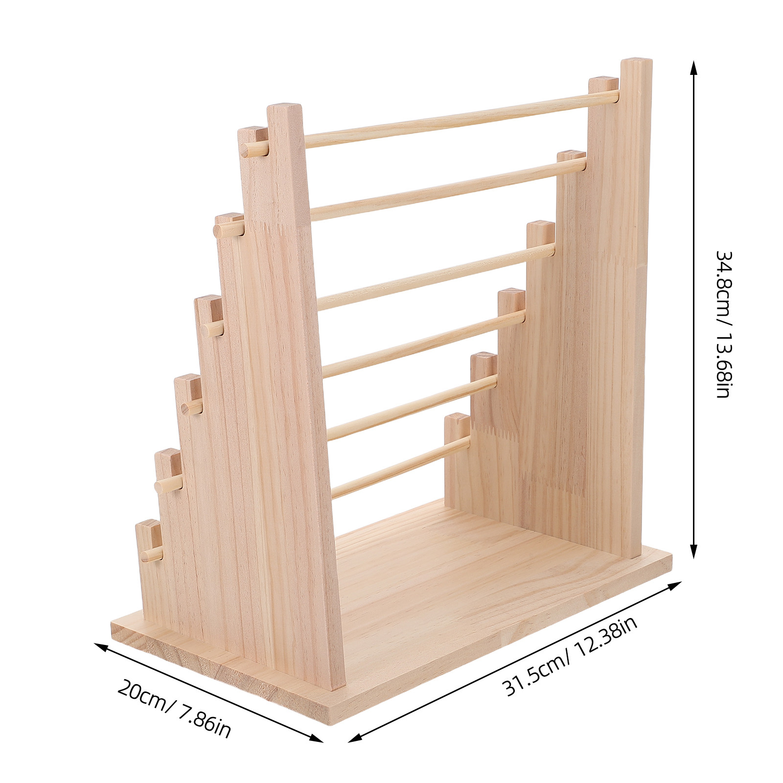 Houten opbergrek voor linten,  - The Florist Supply Shop recensie en prijs