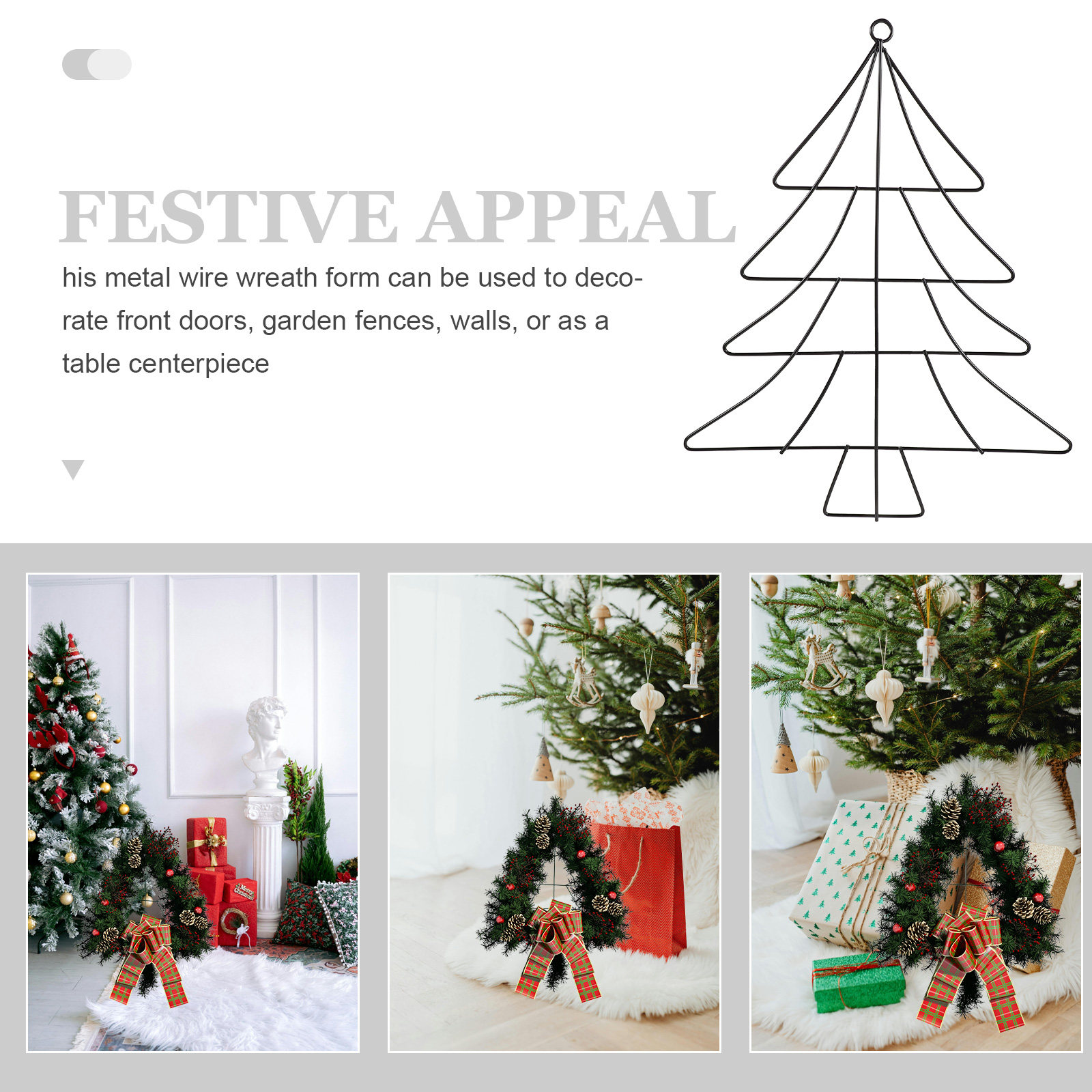 Kerstboomvormige metalen draad - Wreath Form Wire recensie en prijs