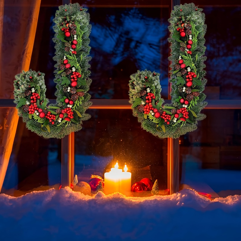 1/2/4 stuks Kerst J-vormige me - Wreath Form Wire recensie en prijs