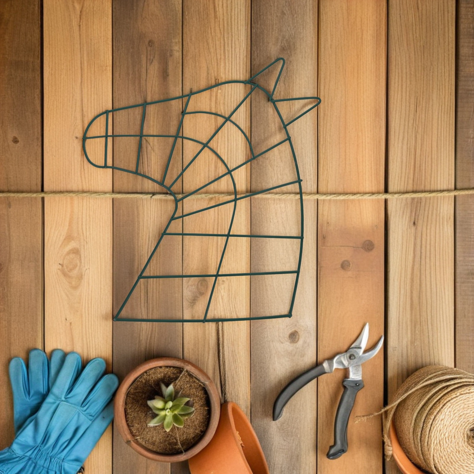 2 stuks Valentijnsdag paardenh - Wreath Form Wire recensie en prijs