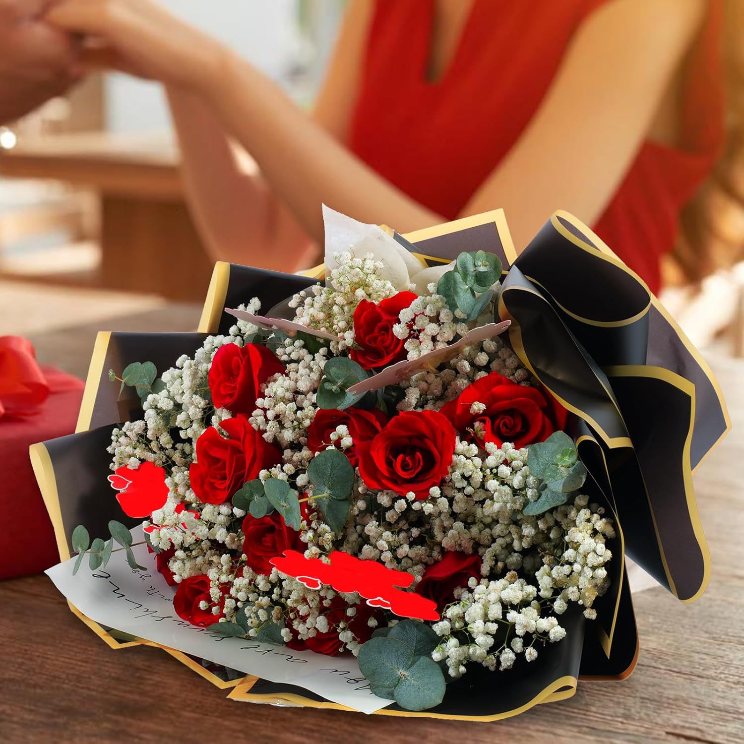20 vellen gouden rand waterdic - The Florist Supply recensie en prijs