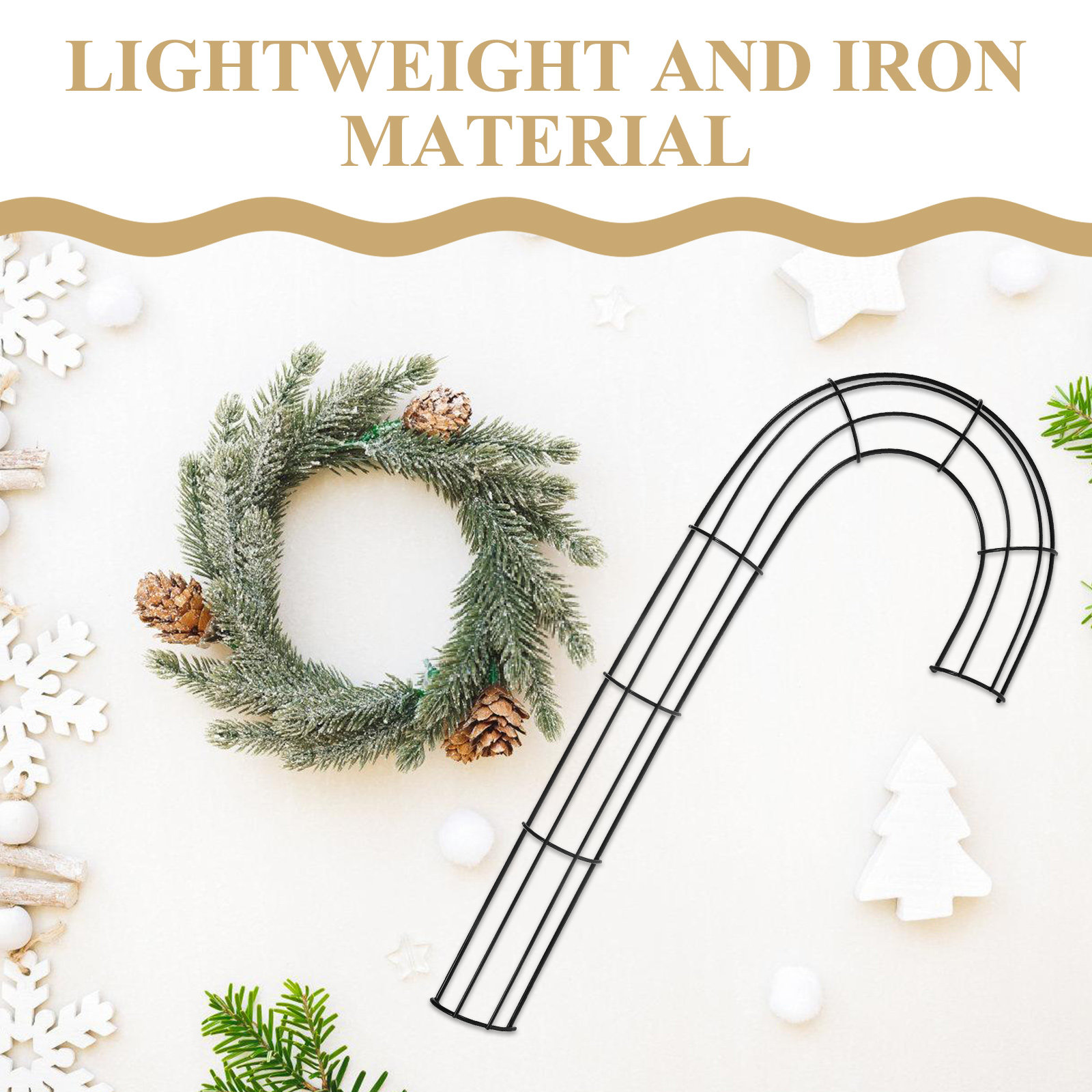 2 stuks kerstkransvorm in J-vo - Wreath Form Wire recensie en prijs
