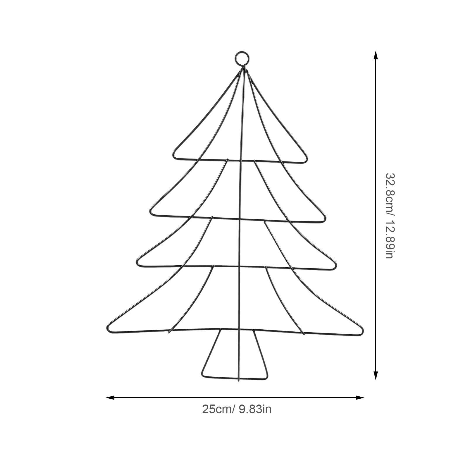Kerstboomvormige ijzeren krans - Wreath Form Wire recensie en prijs