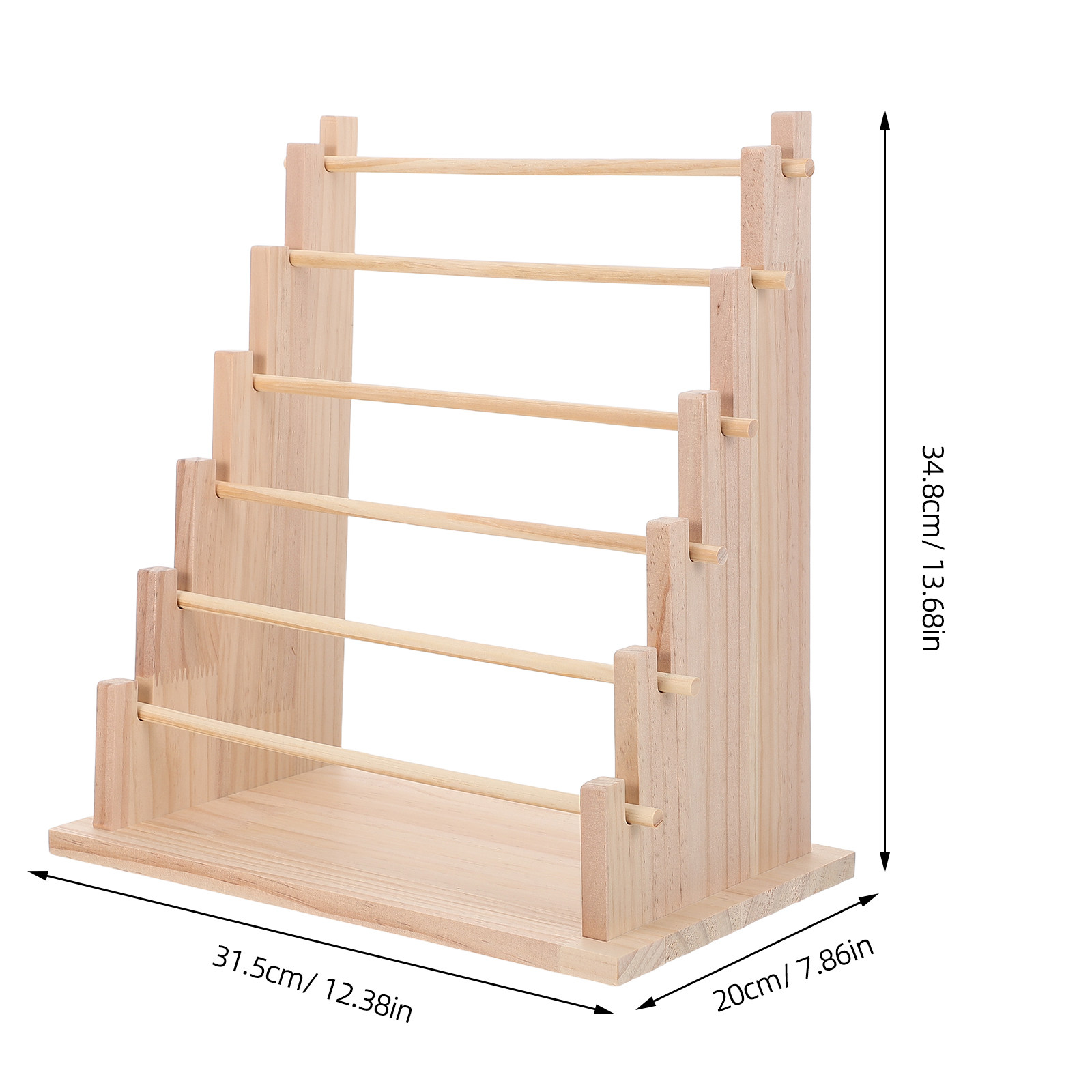 6-laags houten lintenopbergrek - The Florist Supply Shop recensie en prijs