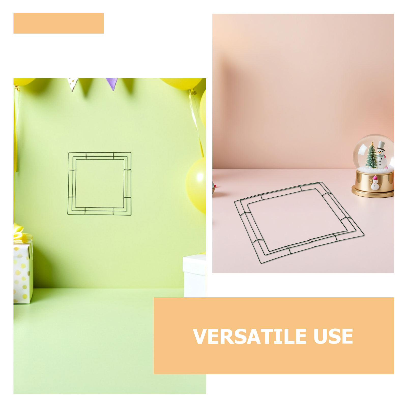 Vierkante kransframe, bloemenh - Wreath Form Wire recensie en prijs